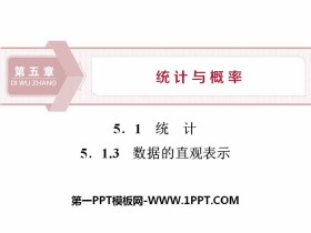 《统计》统计与概率PPT课件(数据的直观表示)-第一PPT