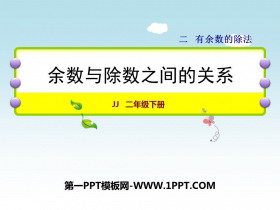《余数与除数之间的关系》有余数的除法PPT课件-第一PPT