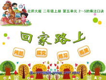《回家路上》2~5的乘法口诀PPT课件-第一PPT