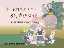 《8的乘法口诀》表内乘法二PPT课件-第一PPT
