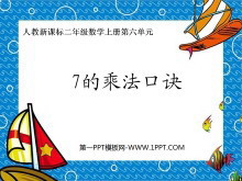 《7的乘法口诀》表内乘法二PPT课件4-第一PPT