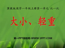 《大小、轻重》比一比PPT课件-第一PPT