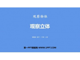 《观察立体》观察物体PPT下载-第一PPT
