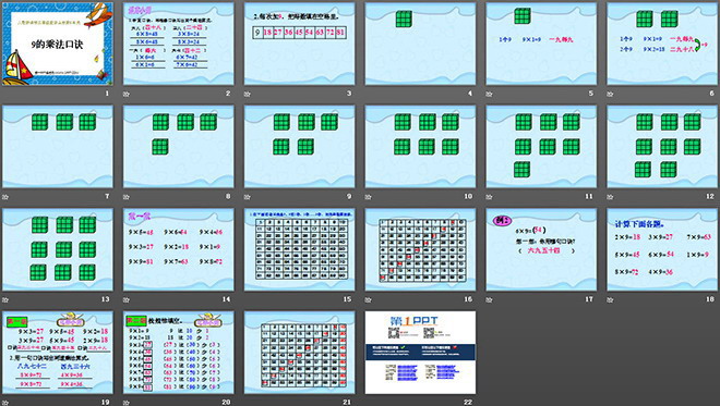 图片[2]-表内乘法二-第一PPT