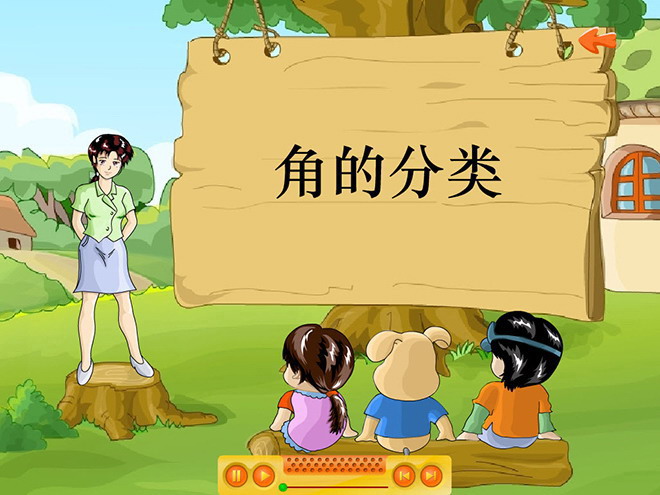 图片[1]-《角的分类》角的度量Flash动画课件-第一PPT