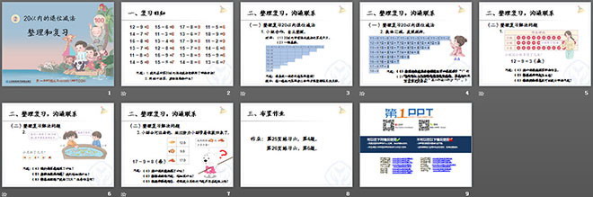 图片[2]-《整理和复习》20以内的退位减法PPT课件-第一PPT