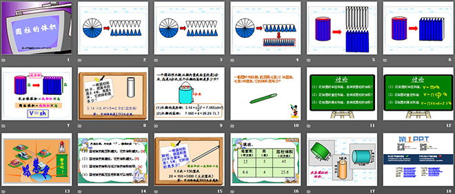 图片[2]-《圆柱的体积》圆柱与圆锥PPT课件2-第一PPT