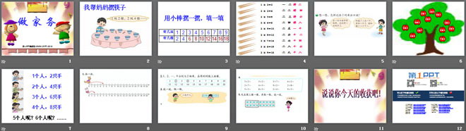图片[2]-《做家务》2~5的乘法口诀PPT课件2-第一PPT