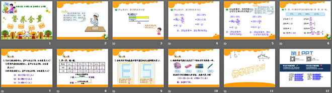 图片[2]-《营养含量》百分数PPT课件-第一PPT