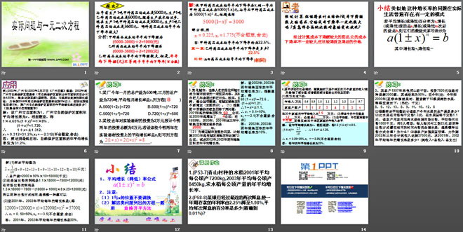 图片[2]-《实际问题与一元二次方程》一元二次方程PPT课件2-第一PPT