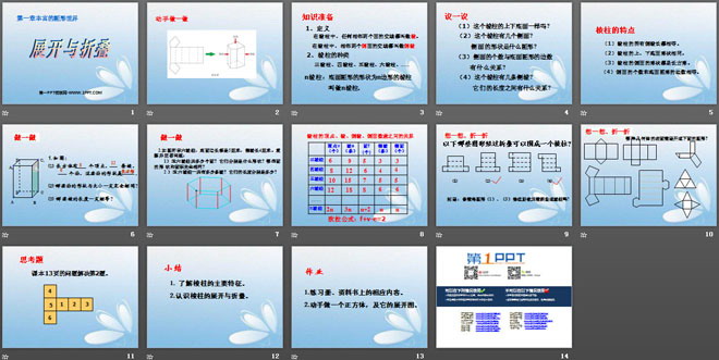 图片[2]-《展开与折叠》丰富的图形世界PPT课件4-第一PPT