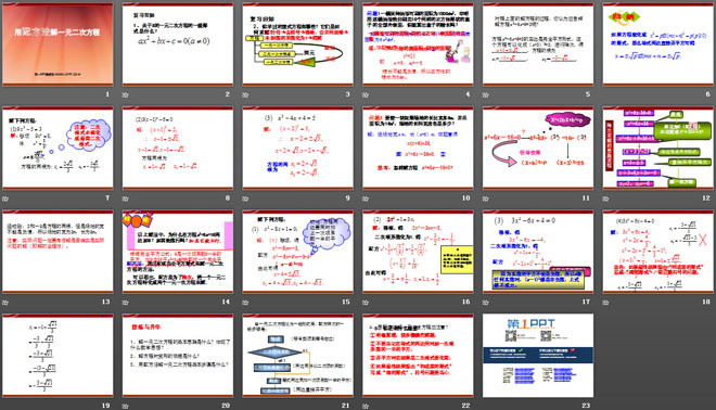 图片[2]-《用配方法解一元二次方程》一元二次方程PPT课件2-第一PPT