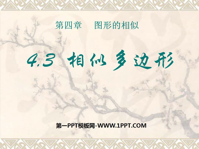 图片[1]-《相似多边形》图形的相似PPT课件3-第一PPT