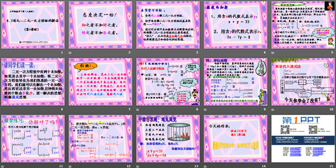 图片[2]-《消元—二元一次方程组的解法》二元一次方程组PPT课件-第一PPT