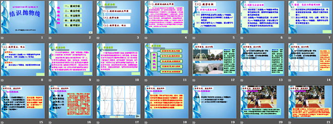 图片[2]-《结识抛物线》二次函数PPT课件-第一PPT