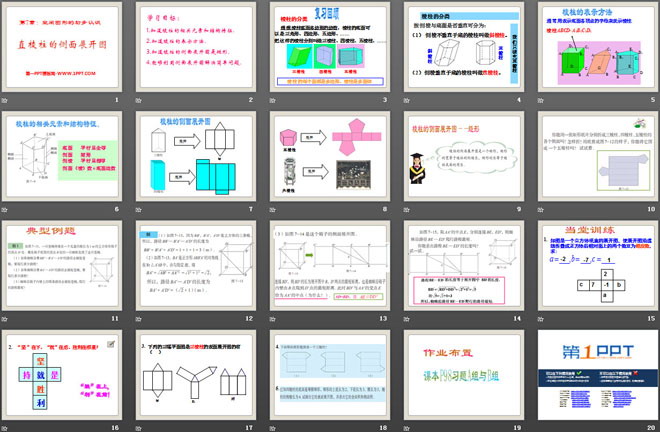 图片[2]-《直棱柱的侧面展开图》PPT课件2-第一PPT