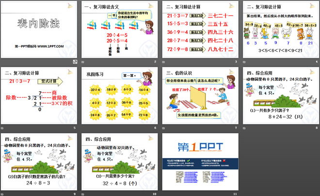 图片[2]-《表内除法》PPT课件-第一PPT