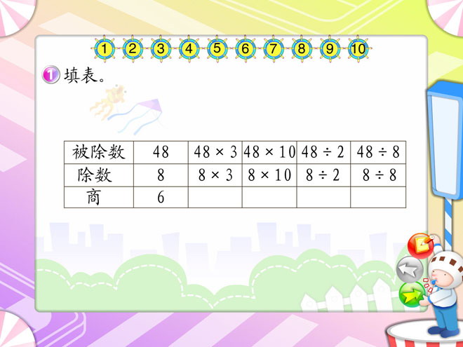 图片[1]-《商不变规律》三位数除以两位数Flash动画课件-第一PPT