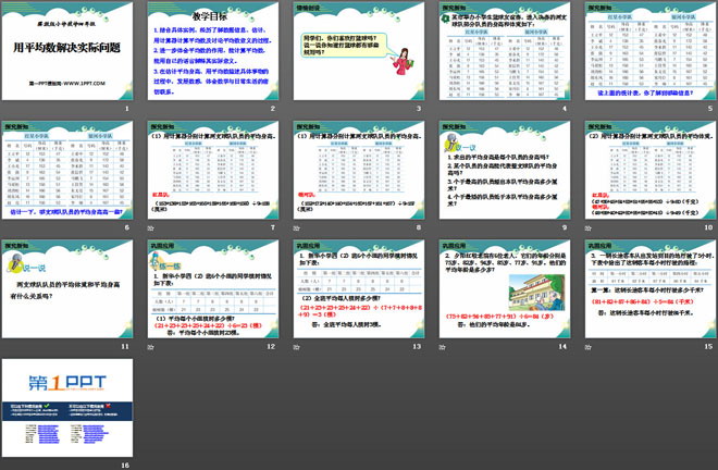 图片[2]-《用平均数解决实际问题》平均数和条形统计图PPT课件-第一PPT