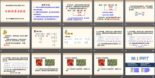 图片[2]-《比例的基本性质》比和比例PPT课件-第一PPT