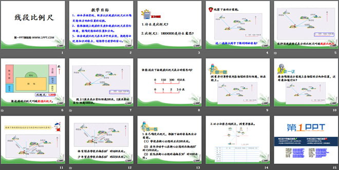 图片[2]-《线段比例尺》比例尺PPT课件-第一PPT
