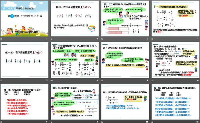 图片[2]-《分数的大小比较》PPT-第一PPT