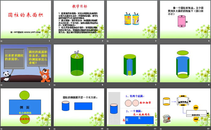 图片[2]-《圆柱的表面积》PPT-第一PPT