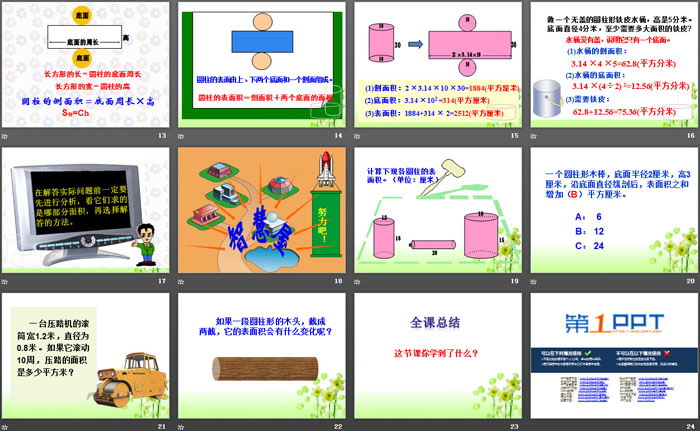图片[3]-《圆柱的表面积》PPT-第一PPT