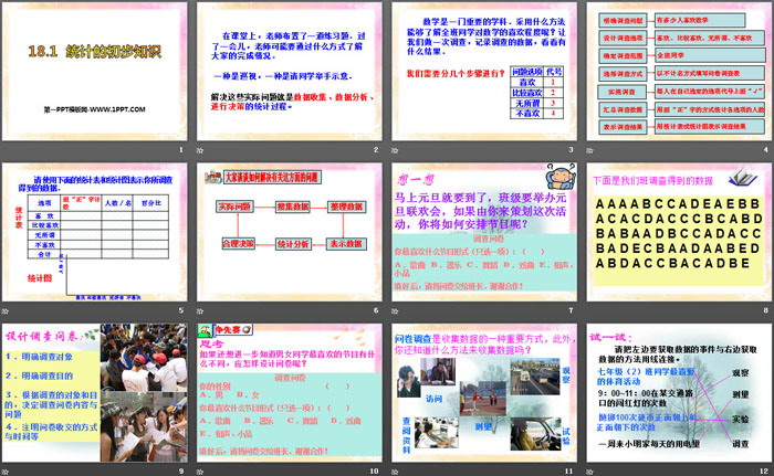 图片[2]-《统计的初步认识》PPT-第一PPT