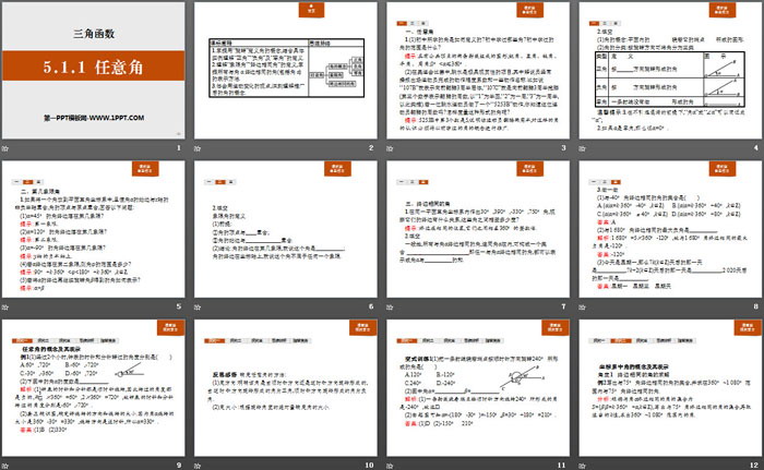 图片[2]-《任意角》三角函数PPT-第一PPT