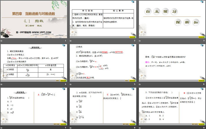 图片[2]-《指数》指数函数与对数函数PPT(第一课时根式)-第一PPT