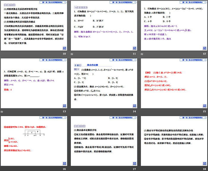 图片[3]-《章末复习提升课》集合与常用逻辑用语PPT-第一PPT