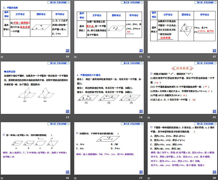 图片[3]-《空间点、直线、平面之间的位置关系》立体几何初步PPT(平面)-第一PPT
