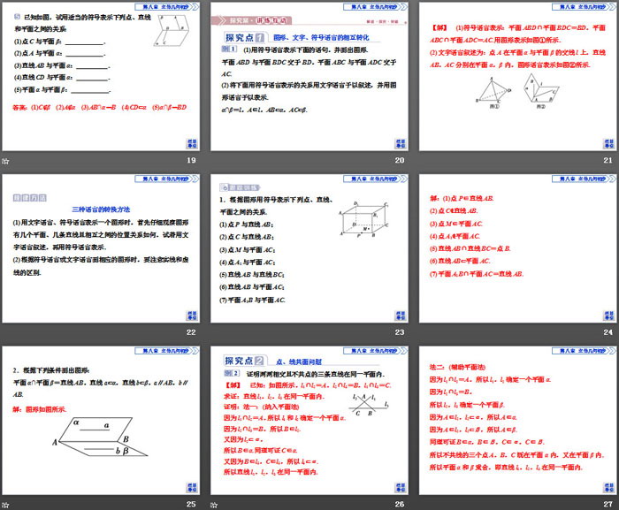 图片[4]-《空间点、直线、平面之间的位置关系》立体几何初步PPT(平面)-第一PPT