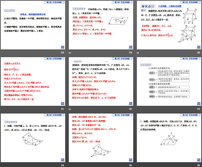 图片[5]-《空间点、直线、平面之间的位置关系》立体几何初步PPT(平面)-第一PPT