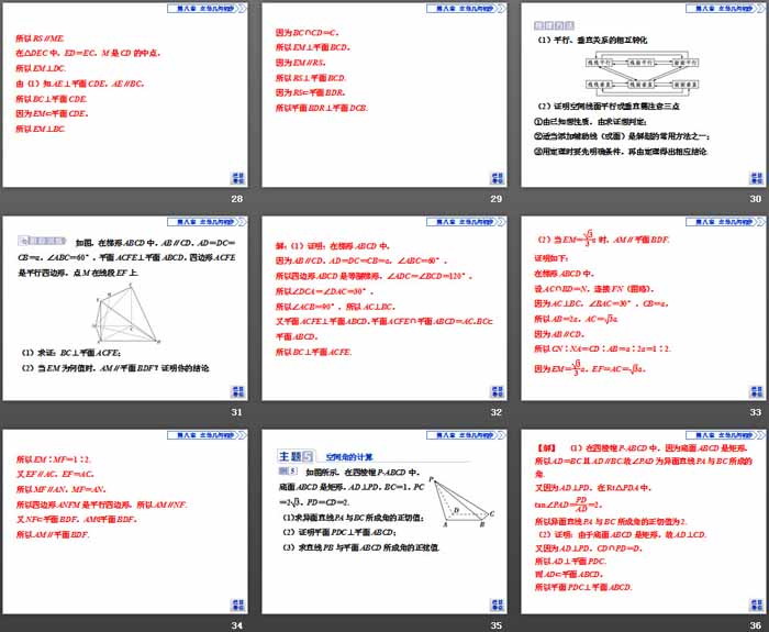 图片[5]-《章末复习提升课》立体几何初步PPT-第一PPT