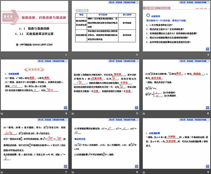 图片[2]-《指数与指数函数》指数函数、对数函数与幂函数PPT课件(实数指数幂及其运算)-第一PPT