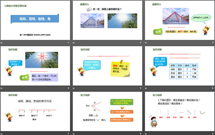 图片[2]-《线段 直线 射线 角》角的度量PPT下载-第一PPT