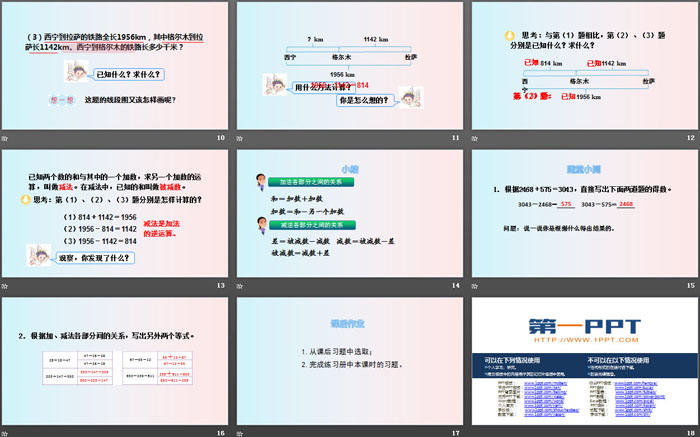 图片[3]-《加减法的意义和各部分间的关系》四则运算PPT课件-第一PPT