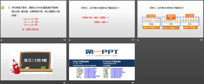 图片[4]-《植树问题》数学广角PPT(第2课时)-第一PPT