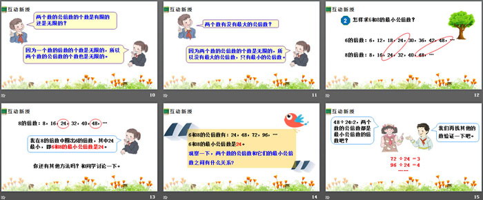 图片[3]-《最小公倍数》分数的意义和性质PPT-第一PPT
