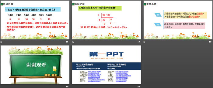 图片[4]-《最小公倍数》分数的意义和性质PPT-第一PPT