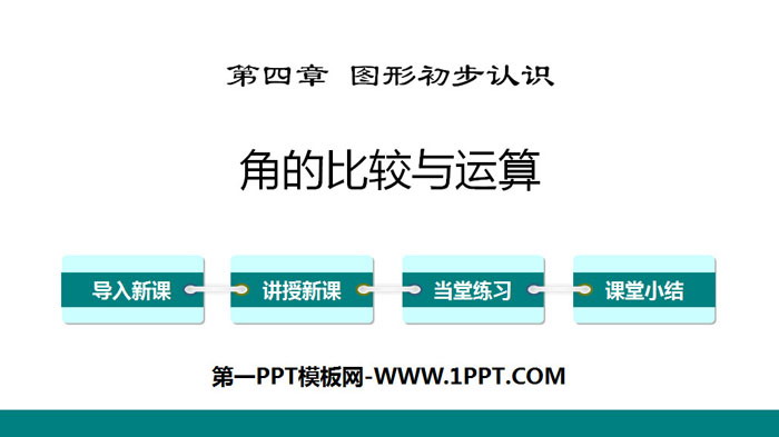 图片[1]-《角的比较与运算》几何图形初步PPT-第一PPT