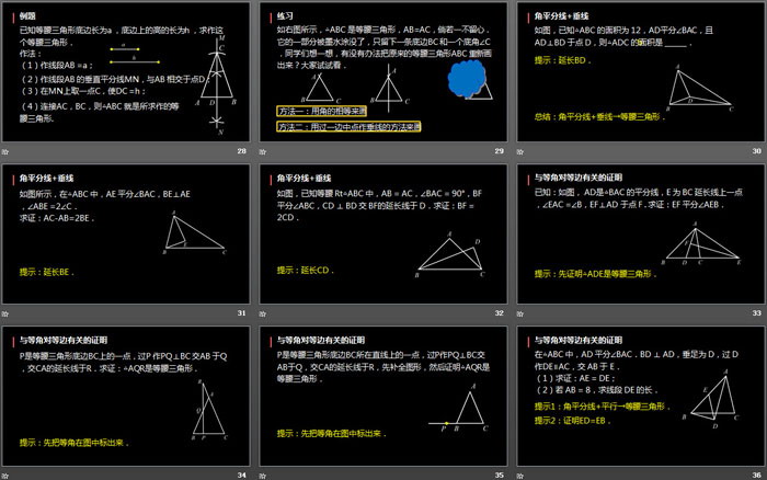 图片[5]-《等腰三角形的判定》轴对称PPT-第一PPT