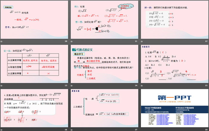 图片[3]-《二次根式》PPT(第2课时二次根式的性质)-第一PPT