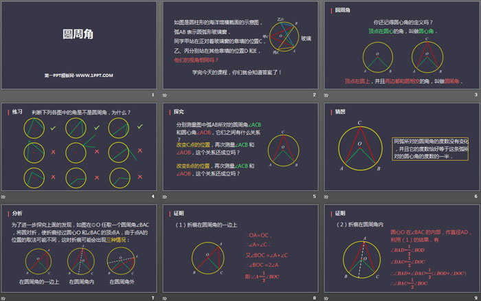 图片[2]-《圆周角》圆PPT-第一PPT