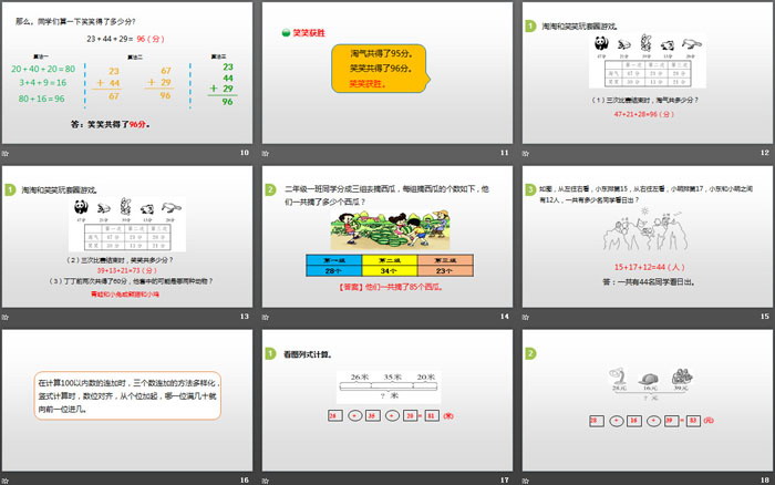 图片[3]-《谁的得分高》加与减PPT-第一PPT