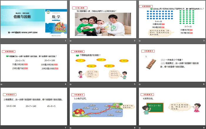 图片[2]-《倍数与因数》倍数与因数PPT下载-第一PPT