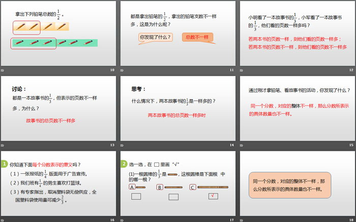 图片[3]-《分数的再认识(一)》分数的意义PPT-第一PPT