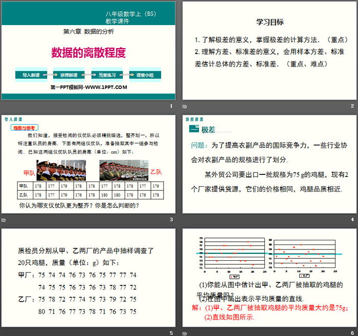 图片[2]-《数据的离散程度》数据的分析PPT-第一PPT